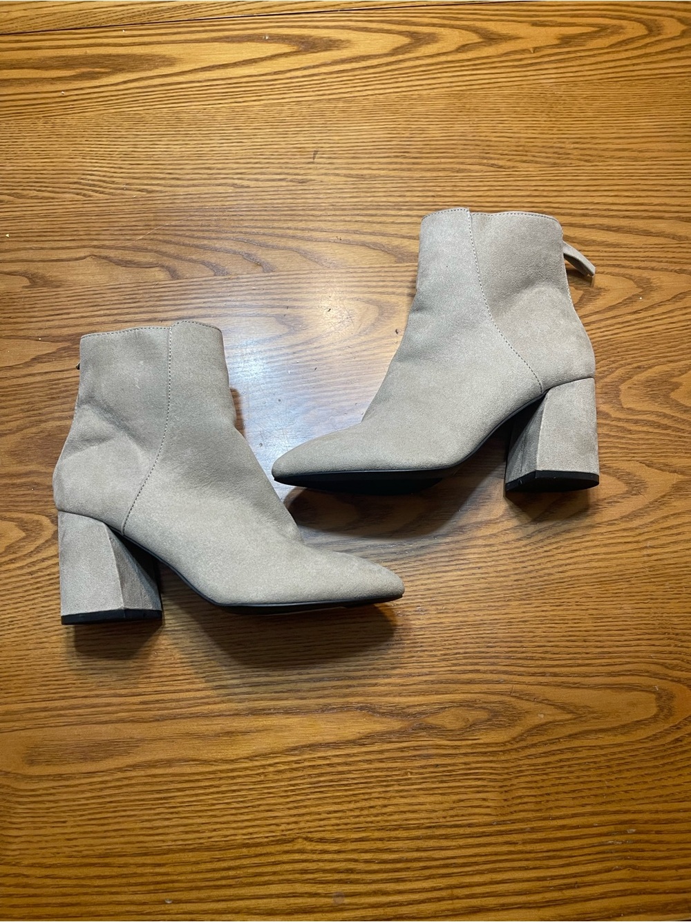 Suede ankle boots